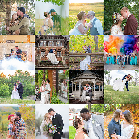 Collage of loving couples by Cukini Studio
